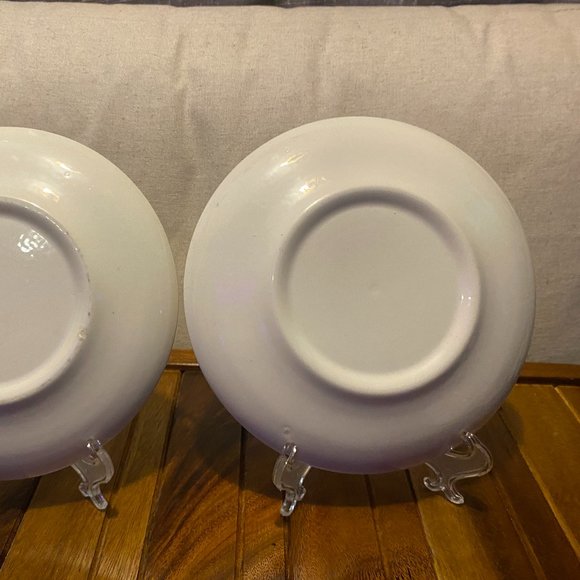 Vintage RARE 1960's Royal China Santa Fe on Royal Ironstone Salad Plates . - Picture 6 of 7